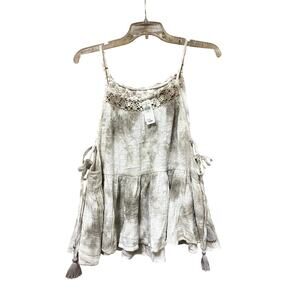 NWT Aerie Tie Dye‎ Babydoll Spaghetti Strap Top Women's M